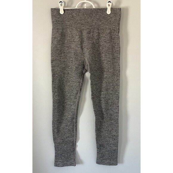 3 PR Colsie Women’s Ribbed High Waisted Workout Casual Leggings 2 Gray1 Black XL - Picture 11 of 11
